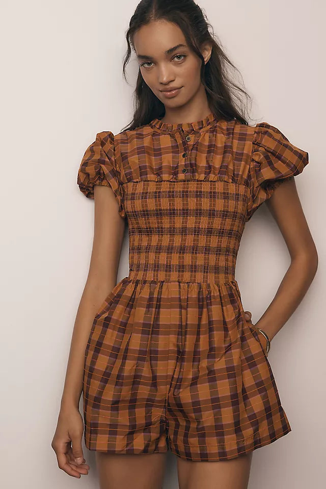 Puff Smock Romper