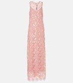 Embellished Sequin Gown
