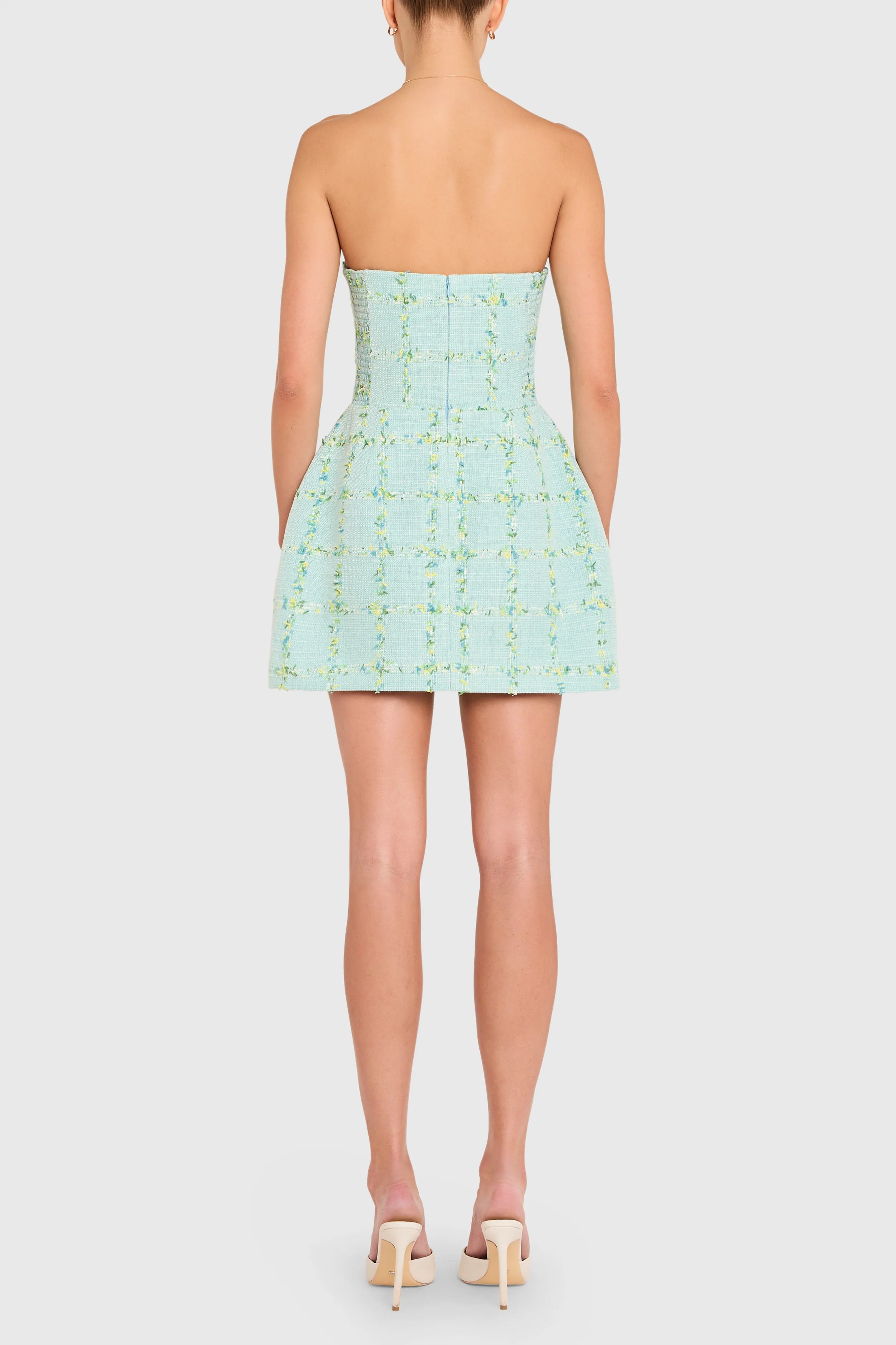 Bethany Skort Romper in Aquamarine