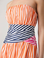 Alexis Striped Midi Dress