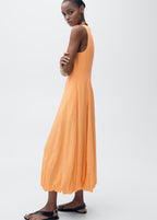 Apricot Linen Maxi