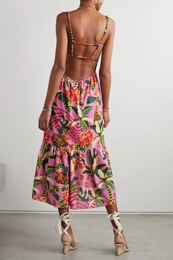 Coupe Cotton Maxi Dress