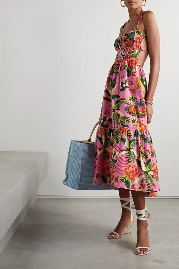 Coupe Cotton Maxi Dress