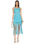 Effy Sateen Dress In Capri