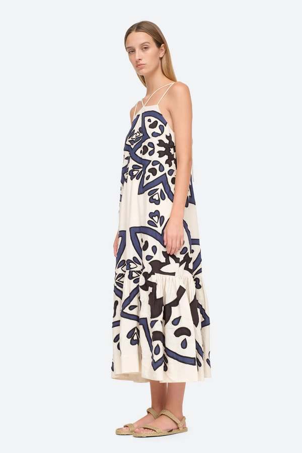 Cotton and Linen Blend Dress