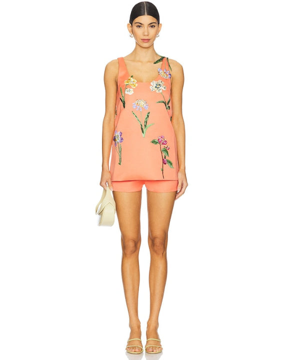 Helaine Embroidered Top