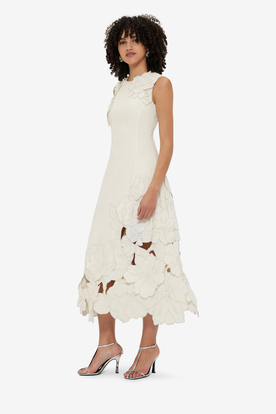 Cleo Applique Midi Dress