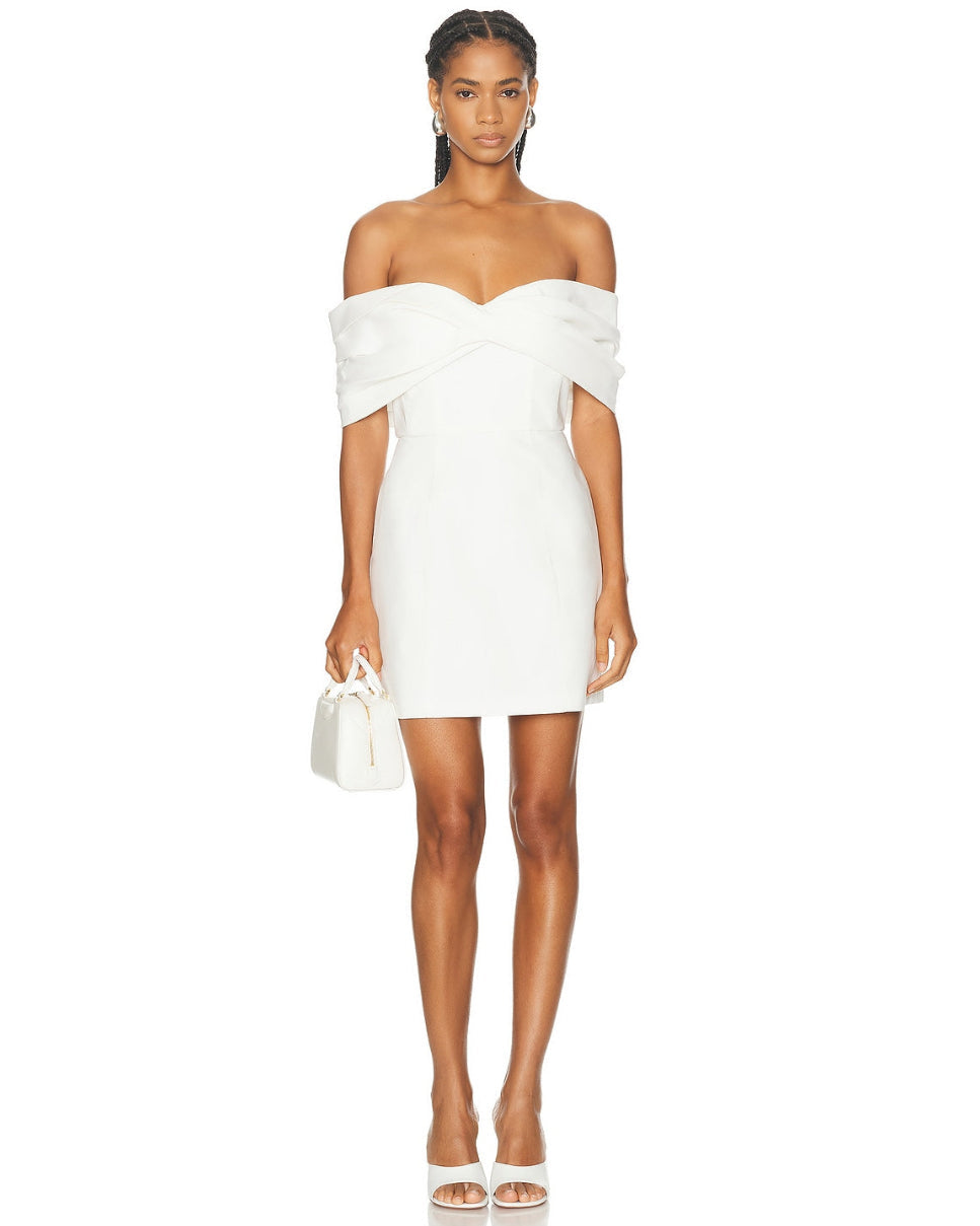 Twist Front Mini Dress