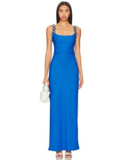French Blue Maxi Dress