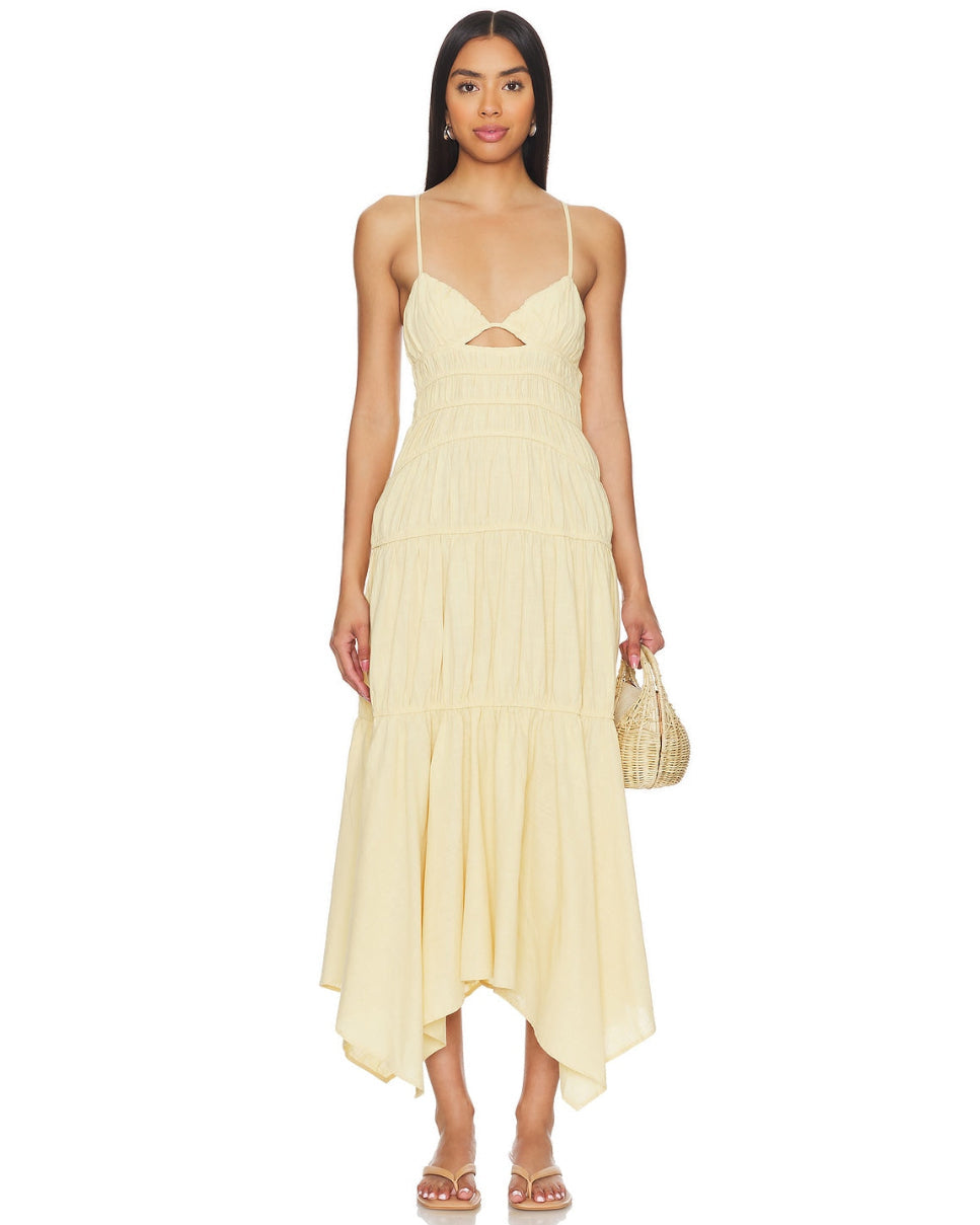 Tahlia Dress In Yellow