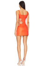 Betty Dress In California Orange