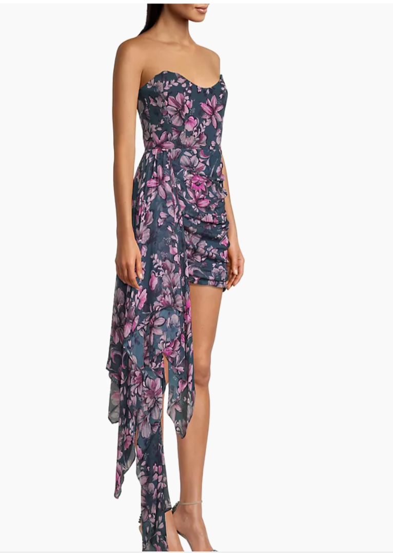 Chasing Dawn Violets Mini Dress