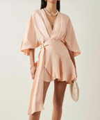 Olivia Wrap Mini Dress