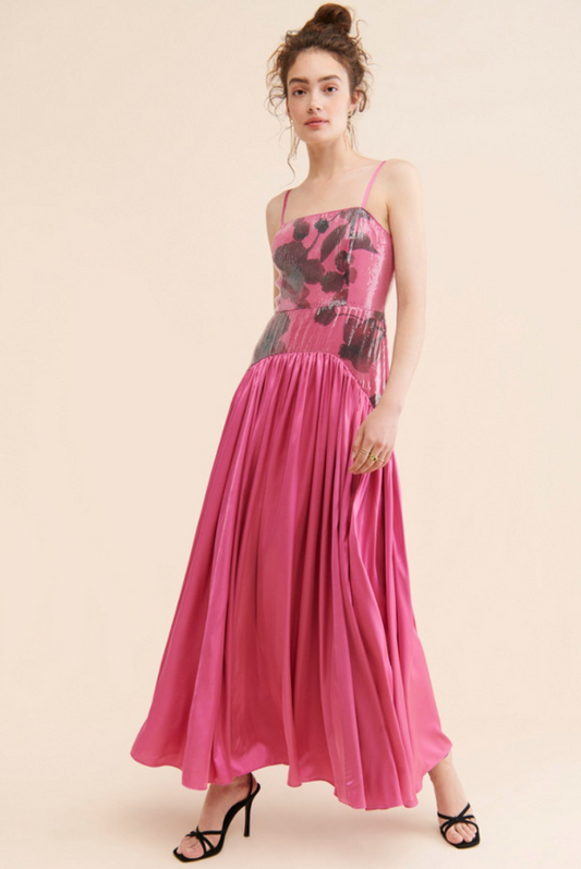 Sequin Floral Maxi