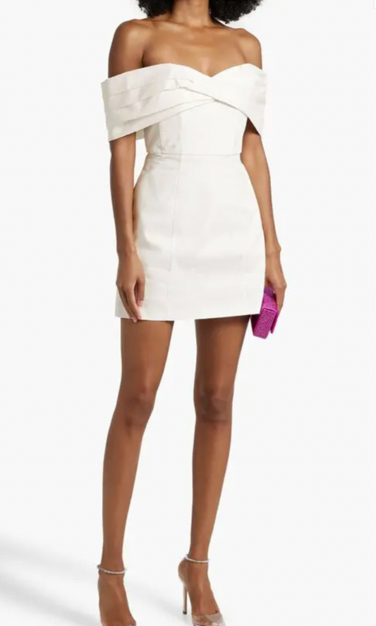 Twist Front Mini Dress