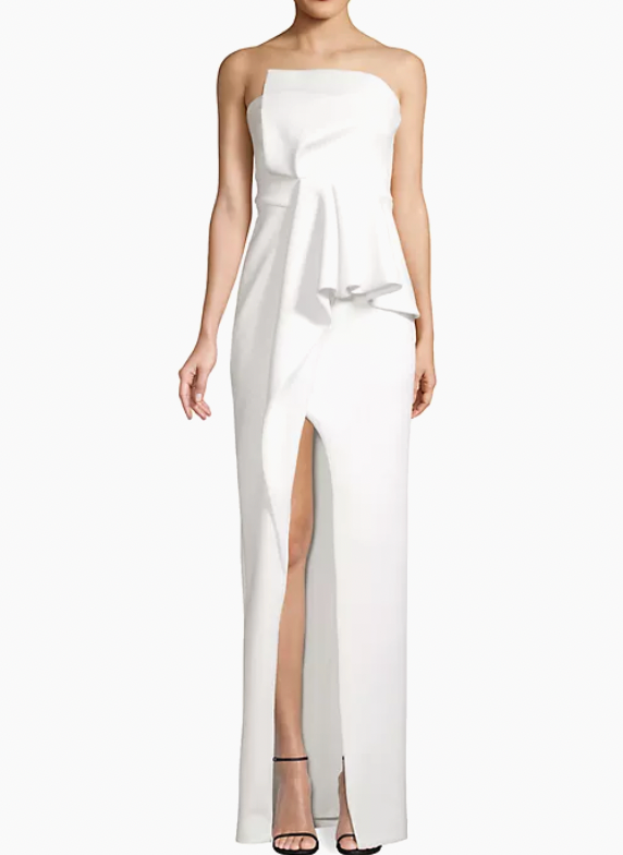 Jonas Asymmetrical Draped Gown