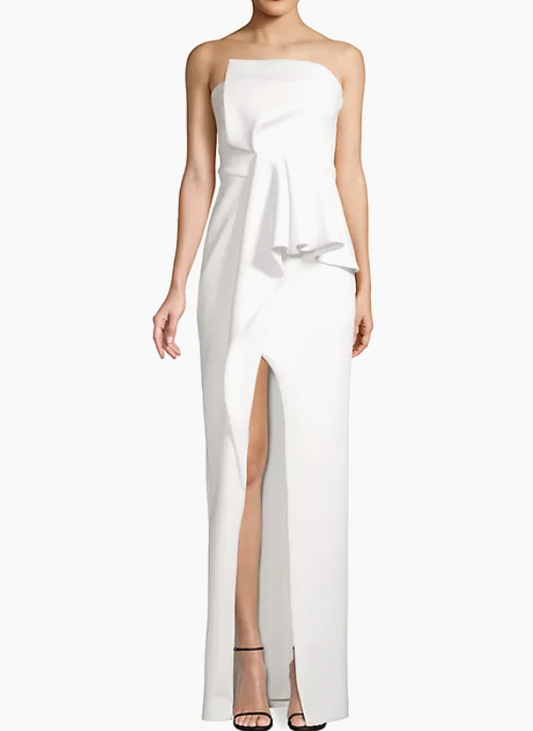 Jonas Asymmetrical Draped Gown