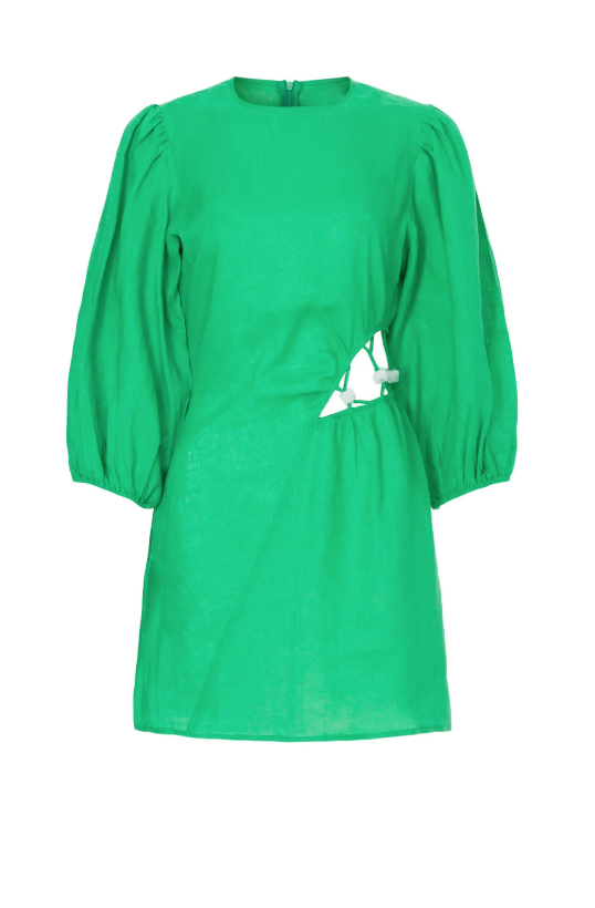 Elodie Green Mini Dress