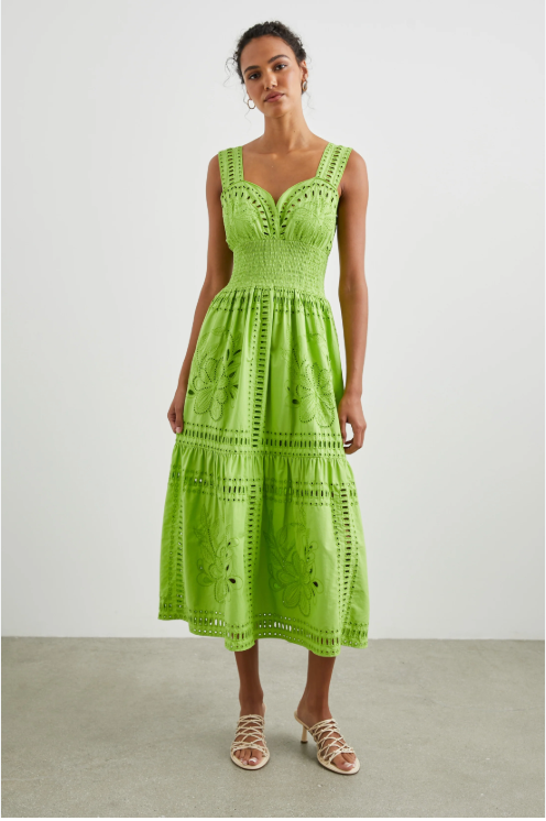 Fawn Dress In Island Green