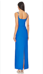 French Blue Maxi Dress