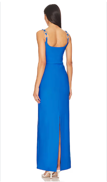 French Blue Maxi Dress