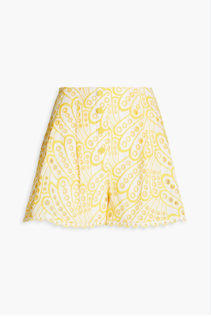 Gabrielle Broderie Anglais Shorts