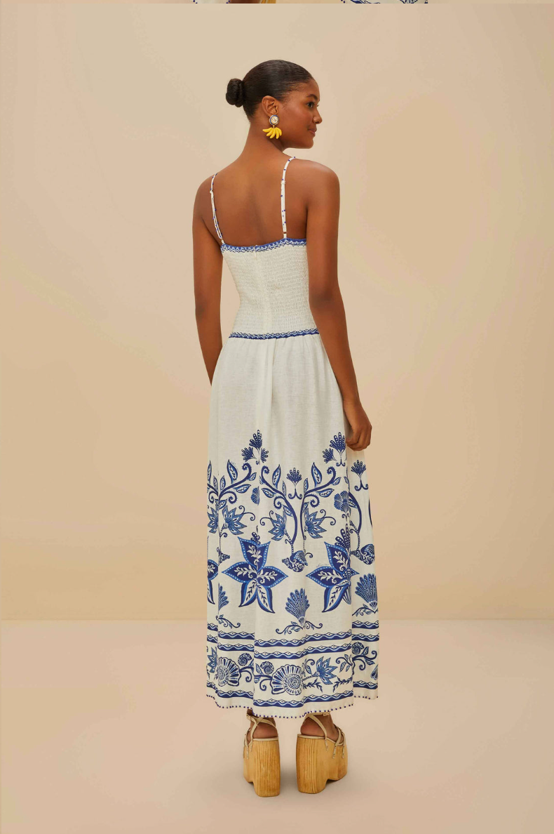 Shell Garden Maxi Dress