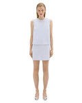 Layered Shift Dress In Cotton