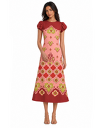 Perla Flamingo Dress