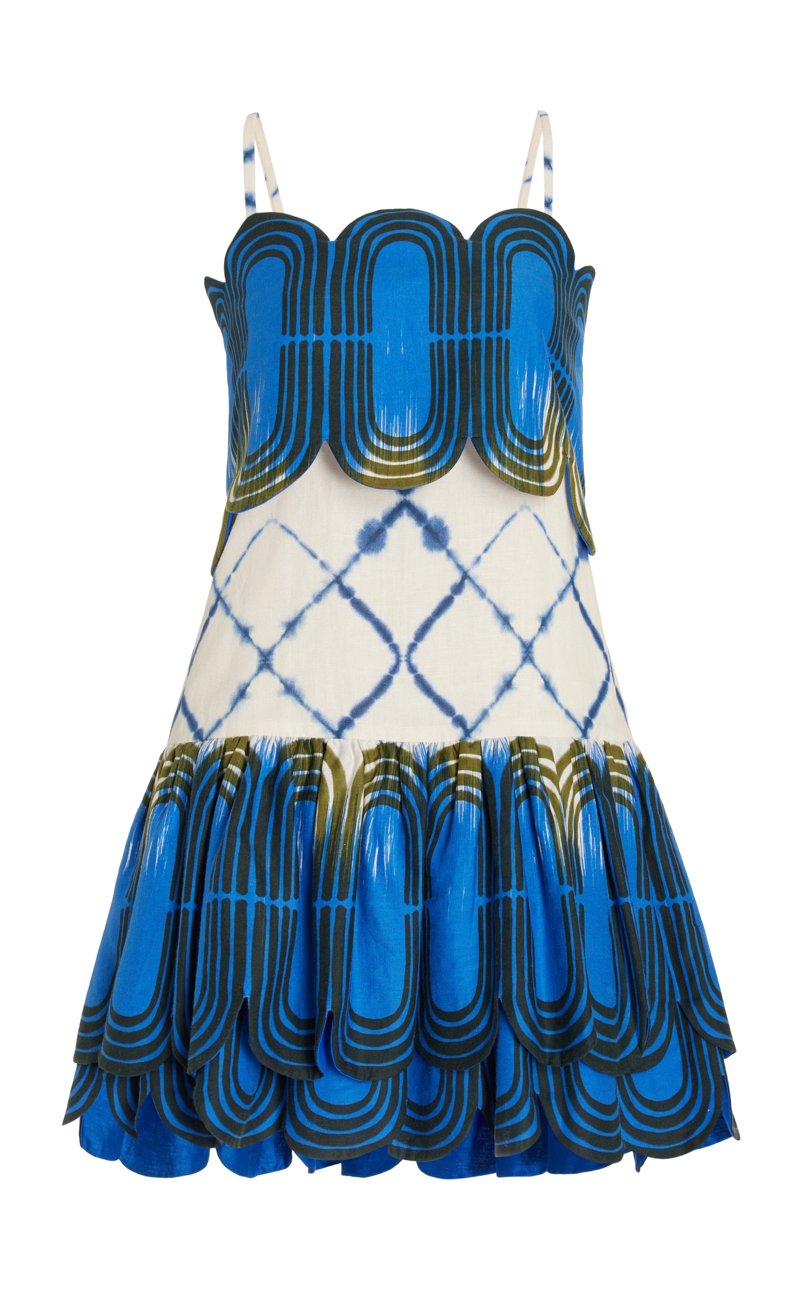 Bettina Mini Dress in Blue