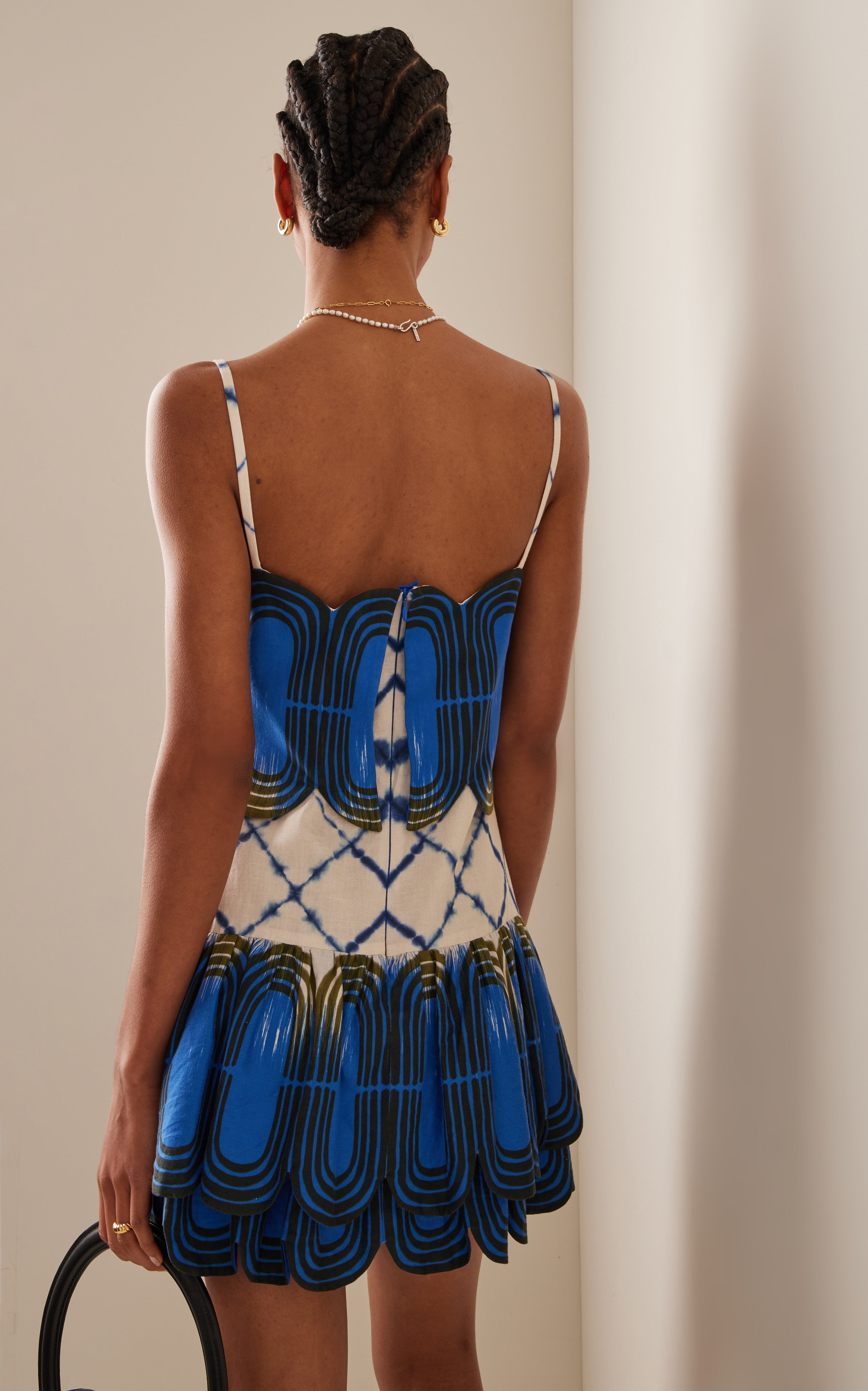 Bettina Mini Dress in Blue