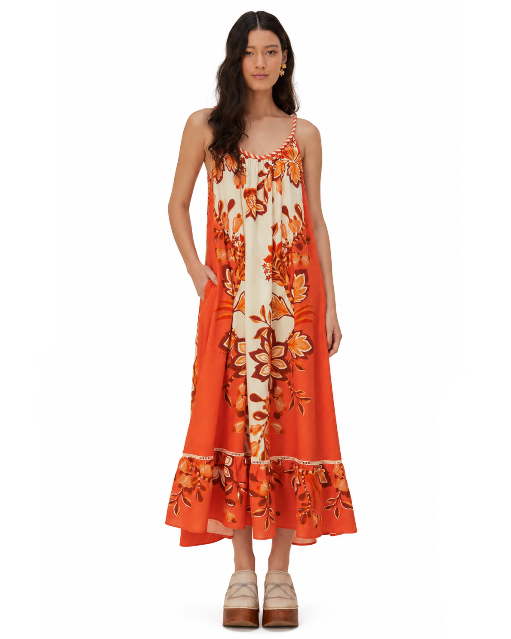 Aura Cream Maxi Dress