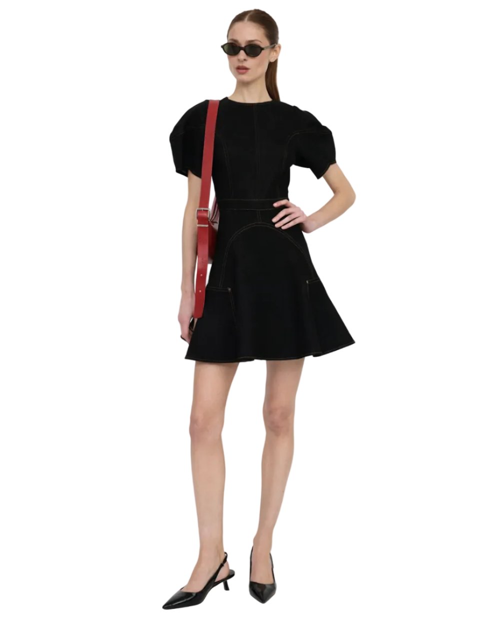 Aliyah Denim Mini Dress