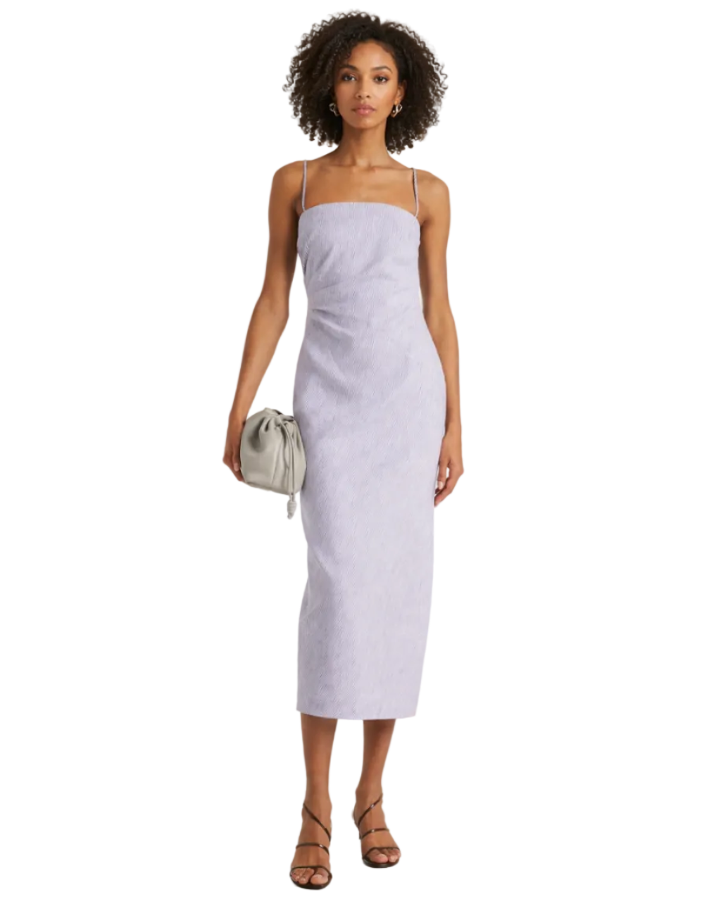 Cotton and Linen Midi Dress
