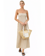 Strap Poka Dot Dress