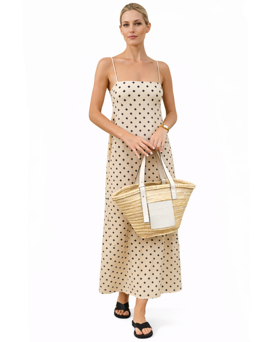 Strap Poka Dot Dress