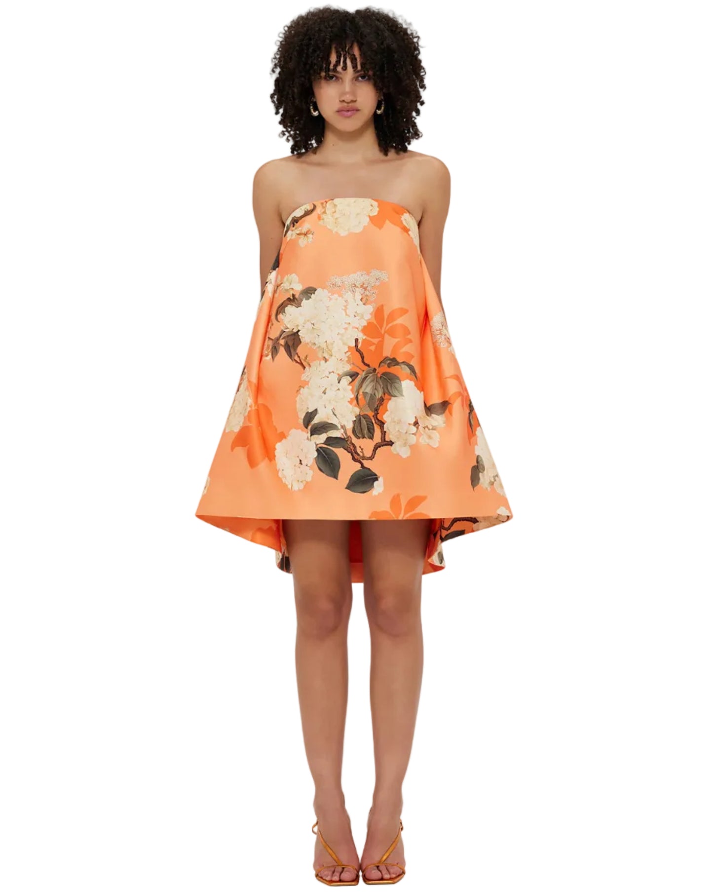Fay Strapless Floral Mini Dress