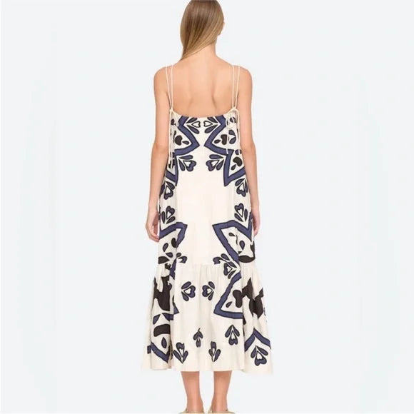 Cotton and Linen Blend Dress