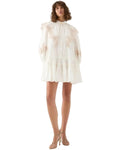 Botanical Trim Collar Dress