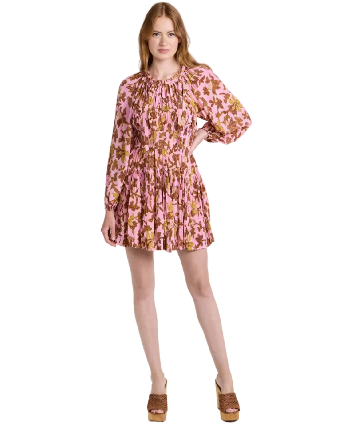 Sefia Dress In Hibiscus