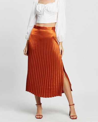 Wonderlust Pleat Maxi Skirt