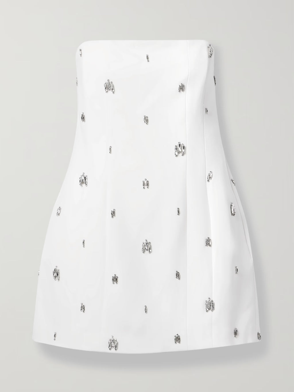 Elsie Embellished Dress In White