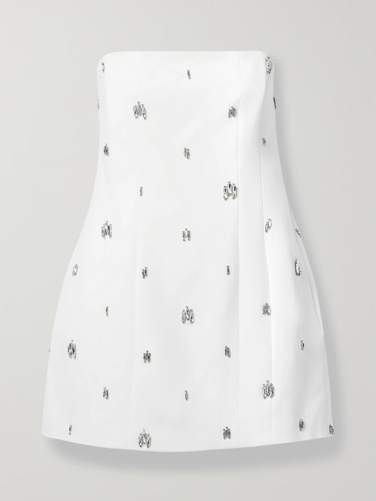 Elsie Embellished Dress In White